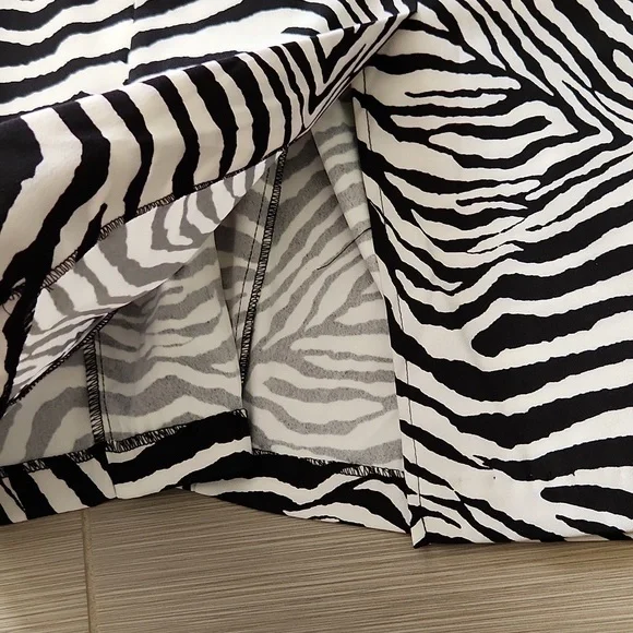 NWT Zebra Print One Shoulder Dress - Picture 15 of 17